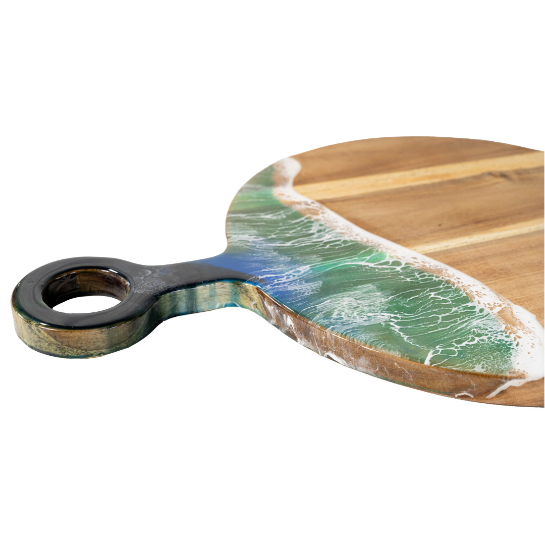 Wooden Charcuterie Board | Round Charcuterie Board | WooDecor