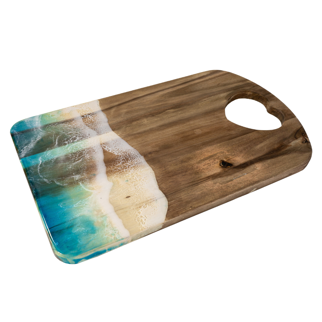 Personalized Charcuterie Board | Epoxy Resin Cutting Board | WooDecor