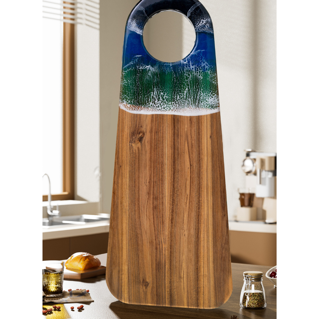 Ocean Cutting Board | Custom Chopping Board | WooDecor