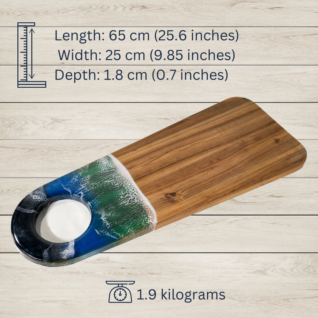 Ocean Cutting Board | Custom Chopping Board | WooDecor