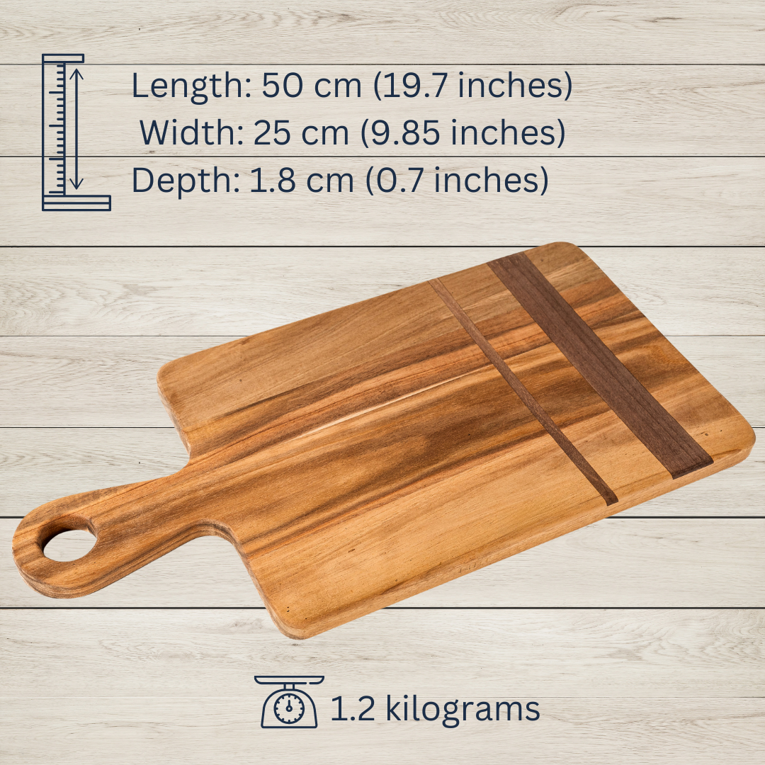 Acacia Wood Cutting Board | Rectangle Cutting Board | WooDecor