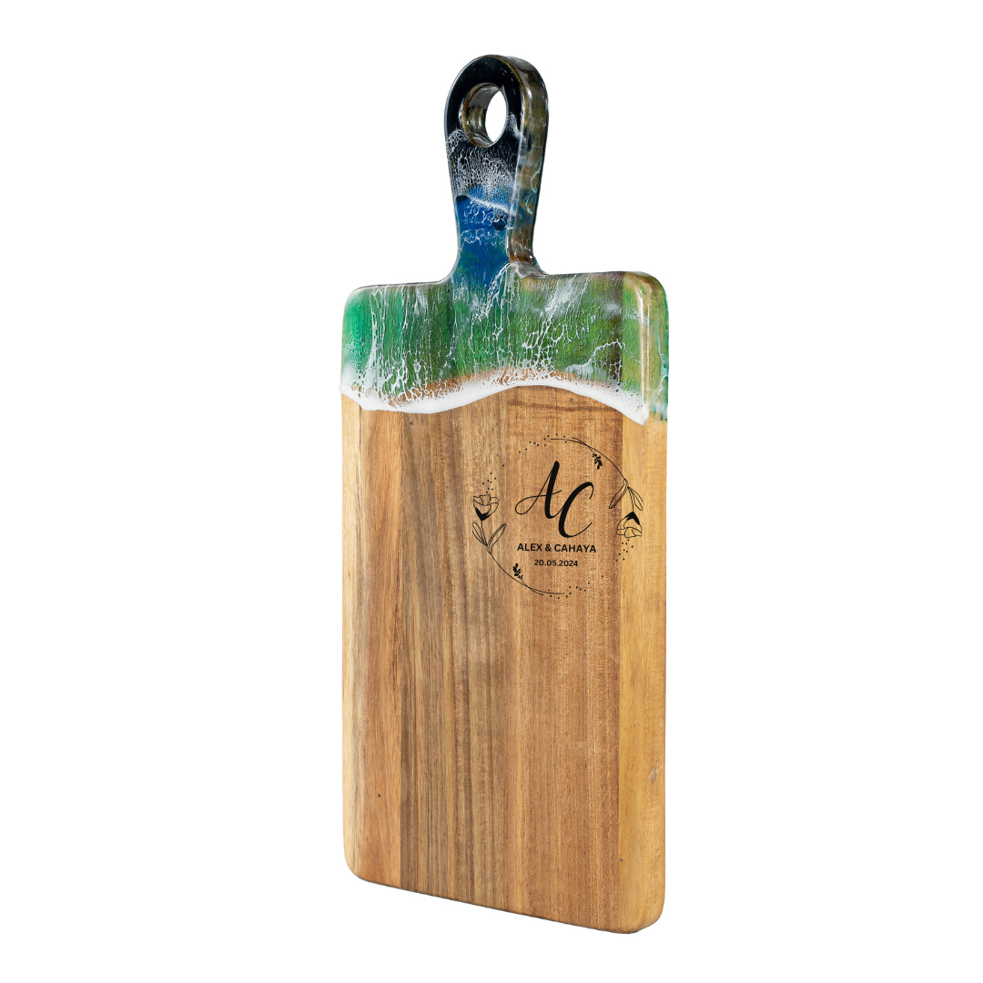 Beach Cutting Board | Personalized Serving Board | WooDecor