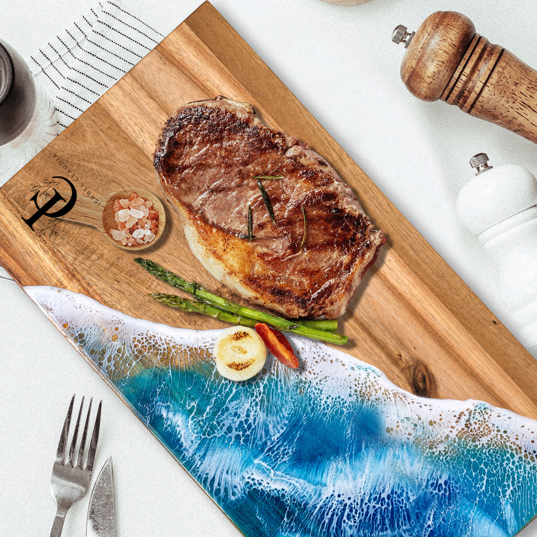 Christmas Charcuterie Board | Rustic Wood Cutting Board | WooDecor
