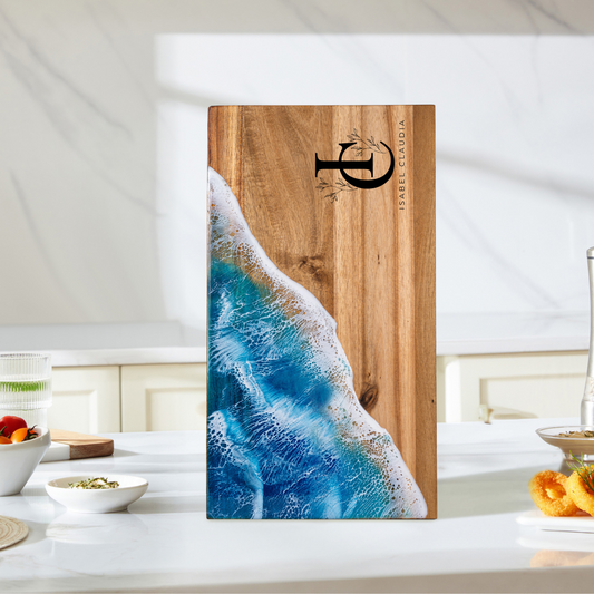 Christmas Charcuterie Board | Rustic Wood Cutting Board | WooDecor