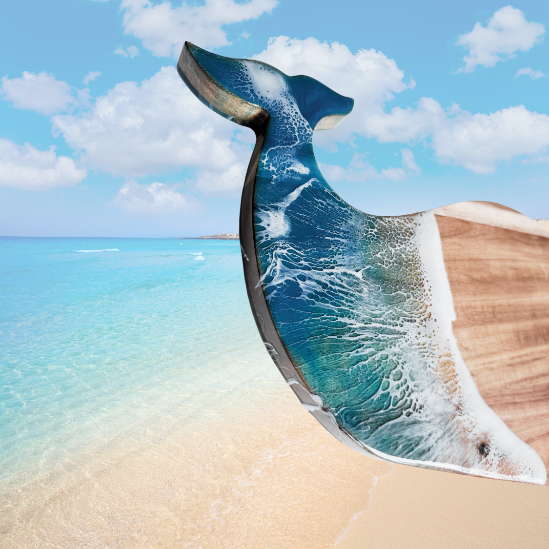Whale Cutting Board | Wood Cutting Board | WooDecor