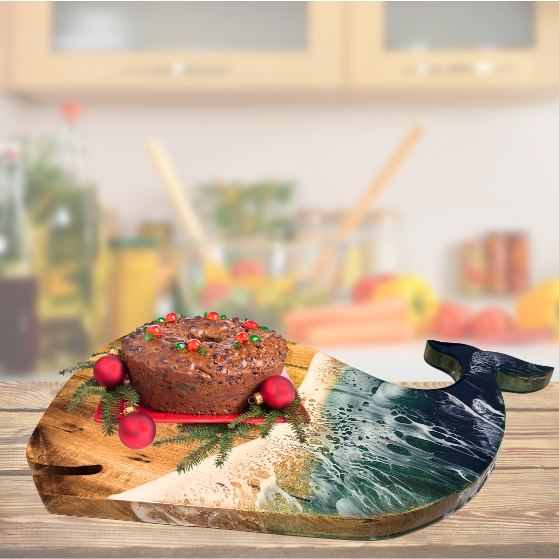 Whale Cutting Board | Wood Cutting Board | WooDecor