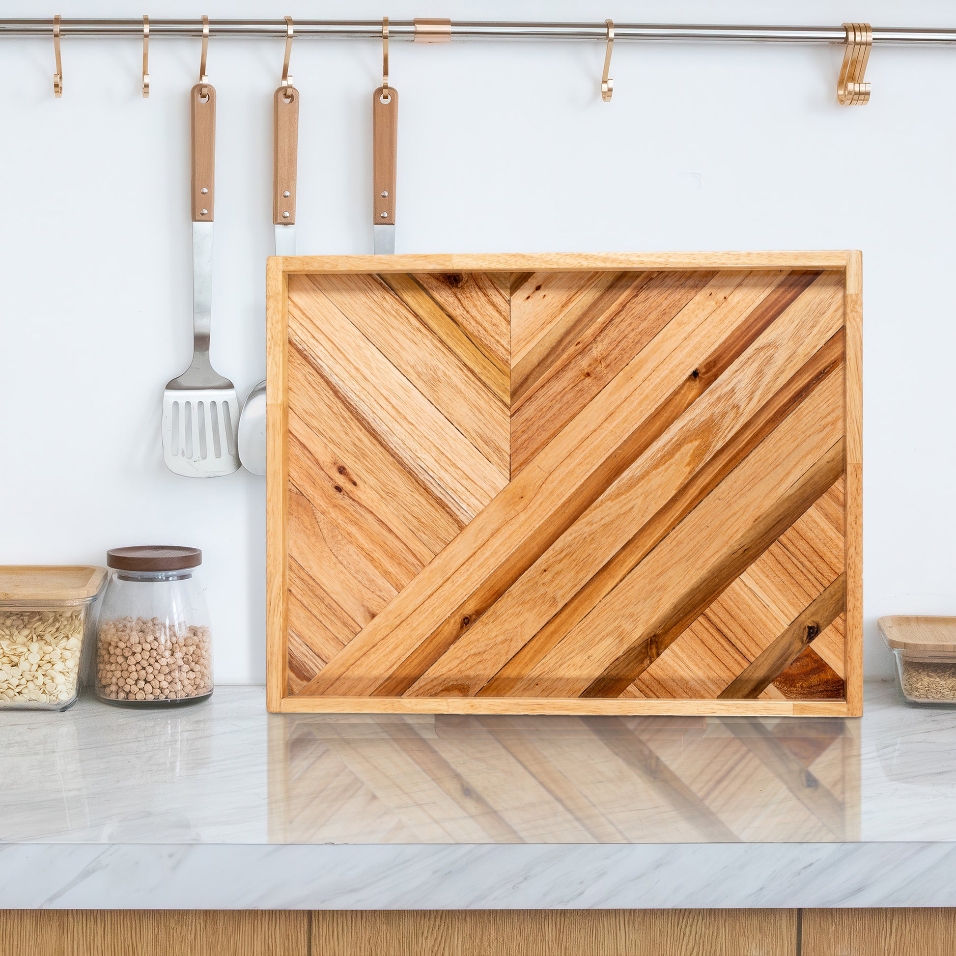 Wooden Tray Craft | Rectangle Serving Tray | WooDecor