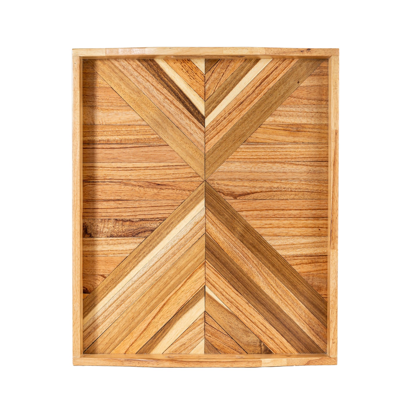 Rectangle Wooden Tray | Solid Wood Tray | WooDecor