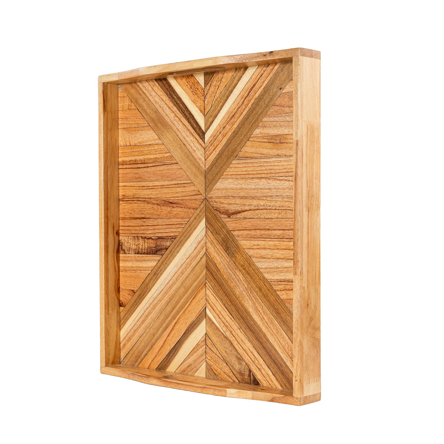 Rectangle Wooden Tray | Solid Wood Tray | WooDecor