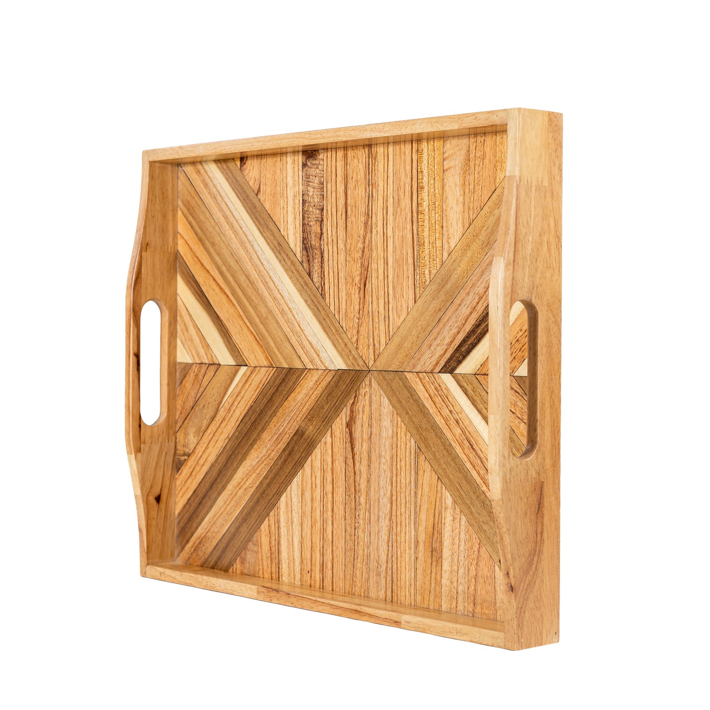 Rectangle Wooden Tray | Solid Wood Tray | WooDecor