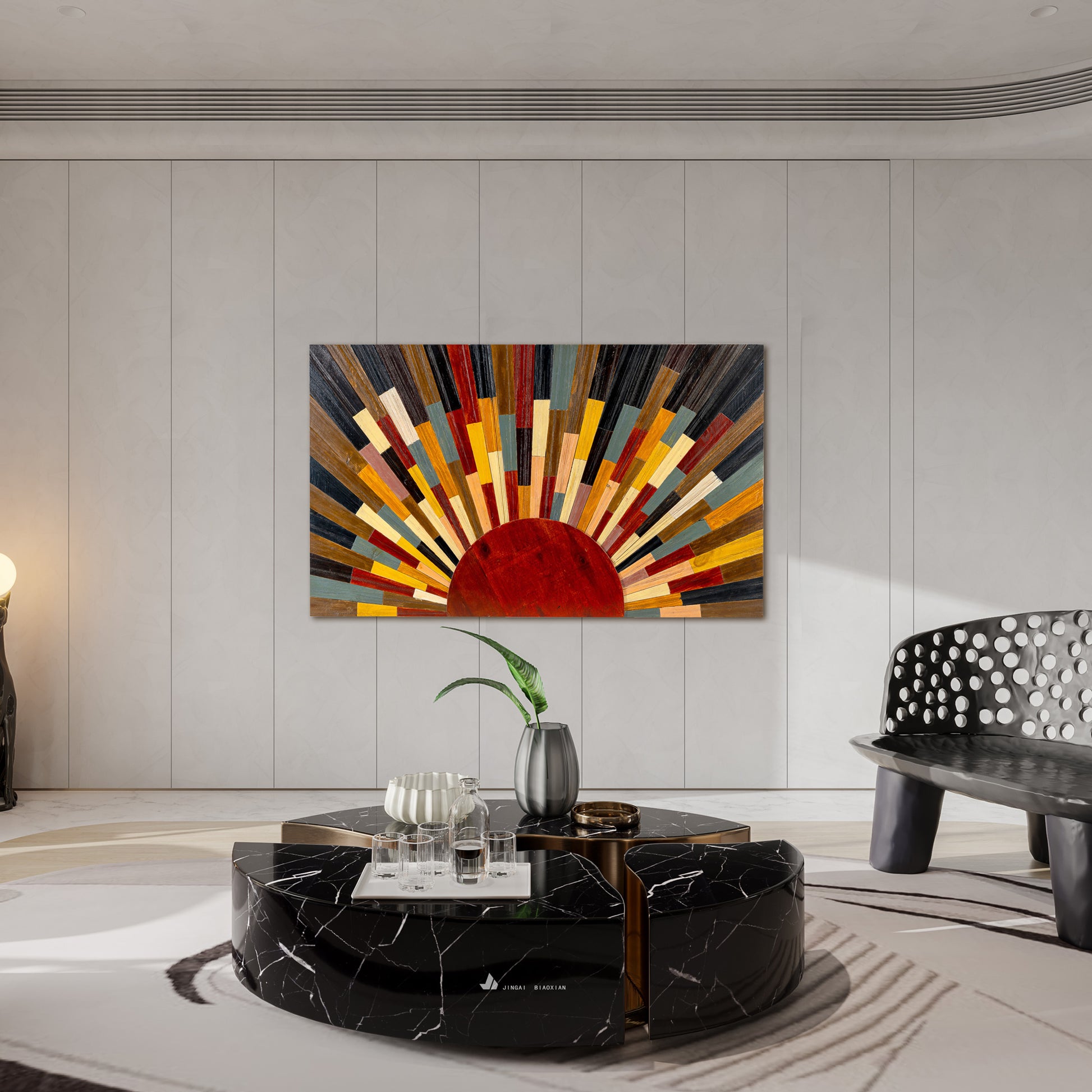 Wooden Sun Wall Art | Wooden Wall Art | WooDecor