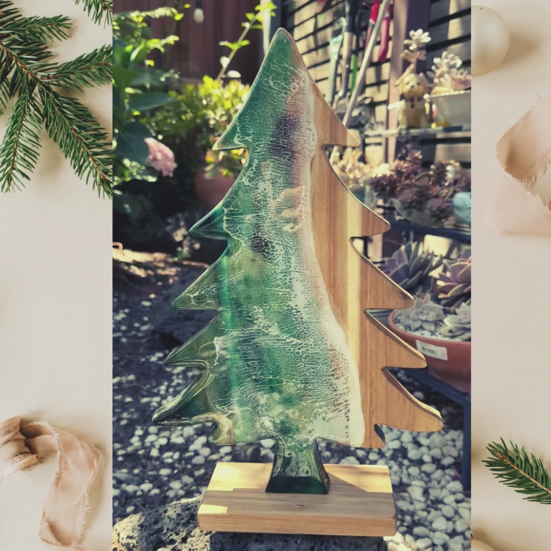 Wooden Pine Tree | Mini Christmas Tree | WooDecor