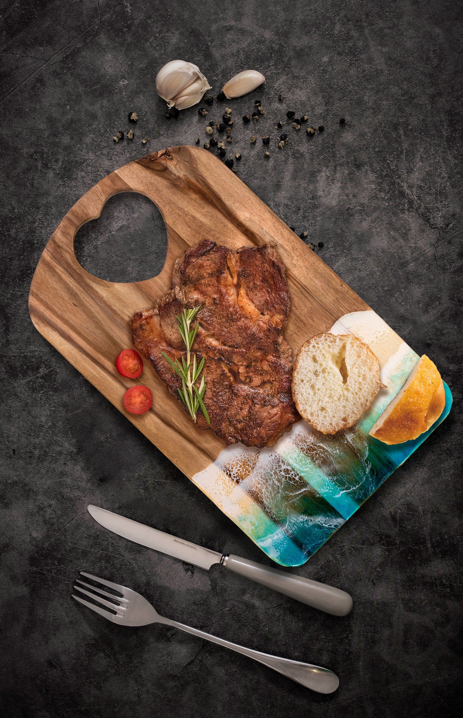 Custom Charcuterie Board | Epoxy Cutting Board | WooDecor