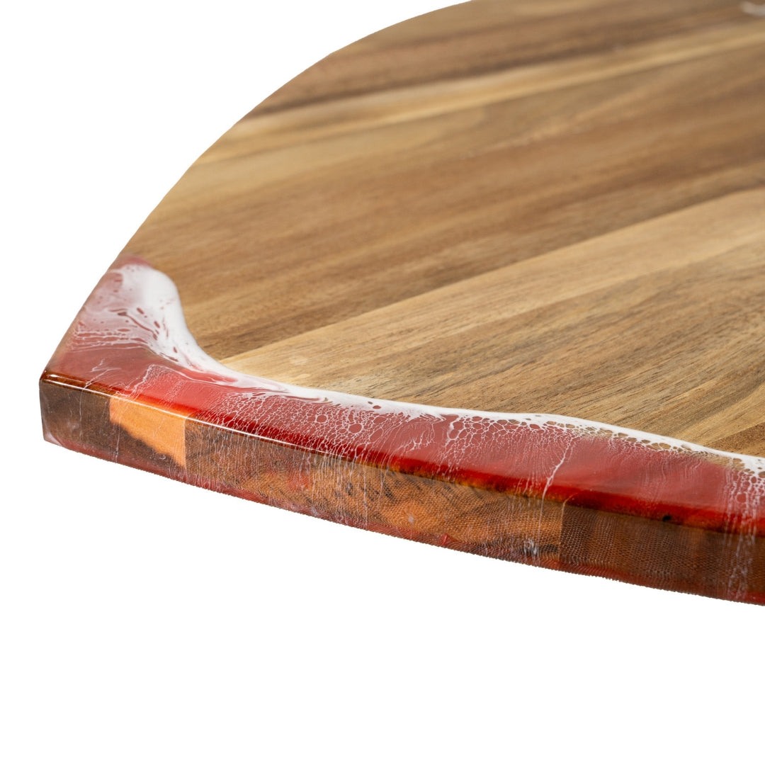 Heart Shaped Cheeseboard | Custom Engraving for Wedding, Engagement, Anniversary Gift for Couple | WDCTBH1