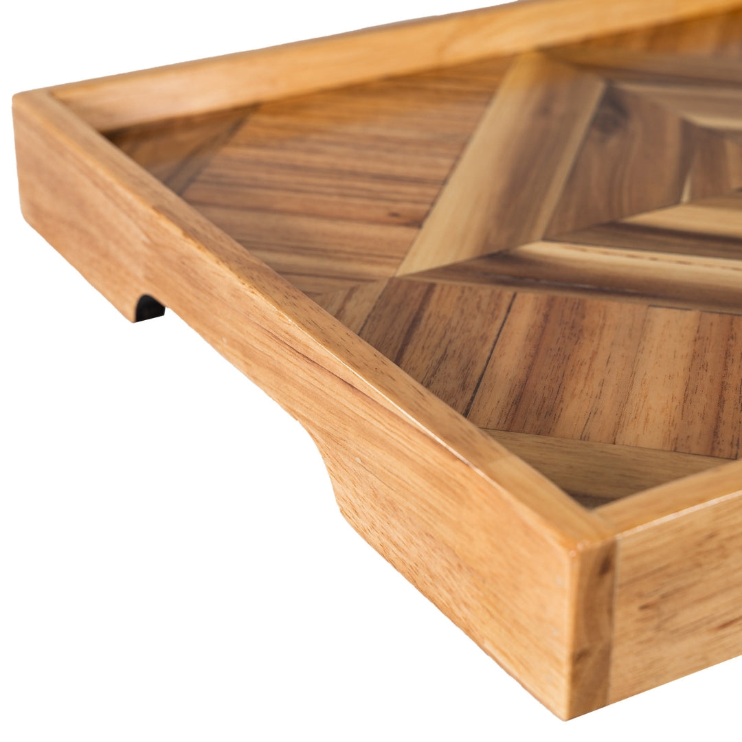 Wooden Serving Tray Artisan Glossy Epoxy Finish | Gift for Christmas Housewarming, Anniversary, Home Decor |  WDTRAY01