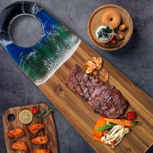 Ocean Cutting Board | Custom Chopping Board | WooDecor
