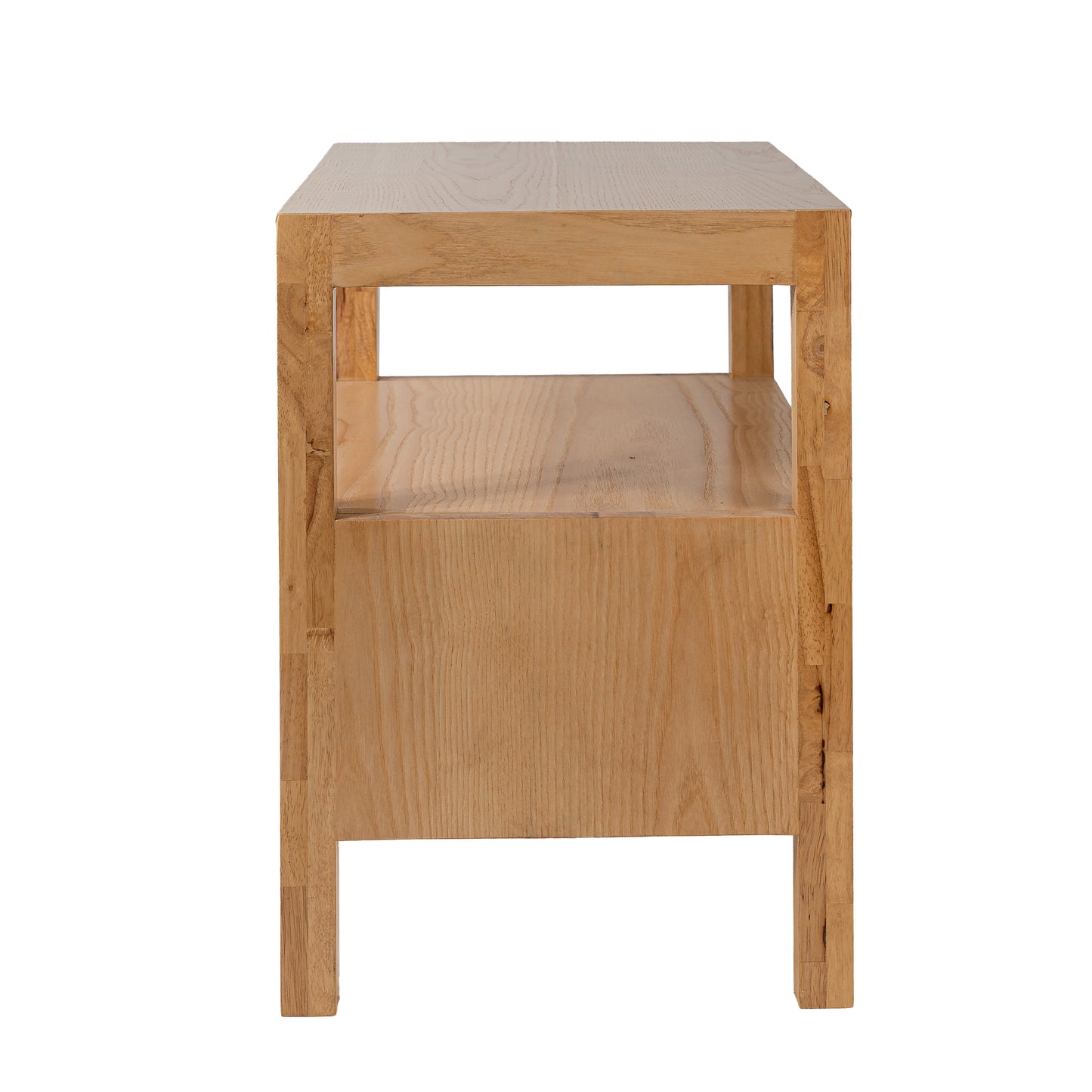 Bedside Table I Night Stand Solid Wood Frame Flute Front Door Décor